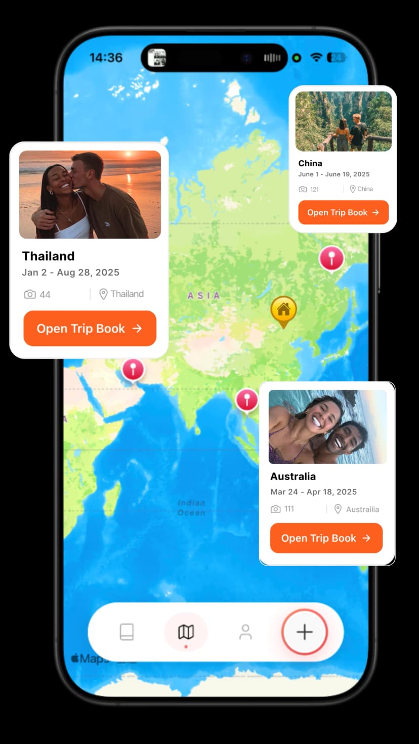 TripMemo Interactive Travel Map