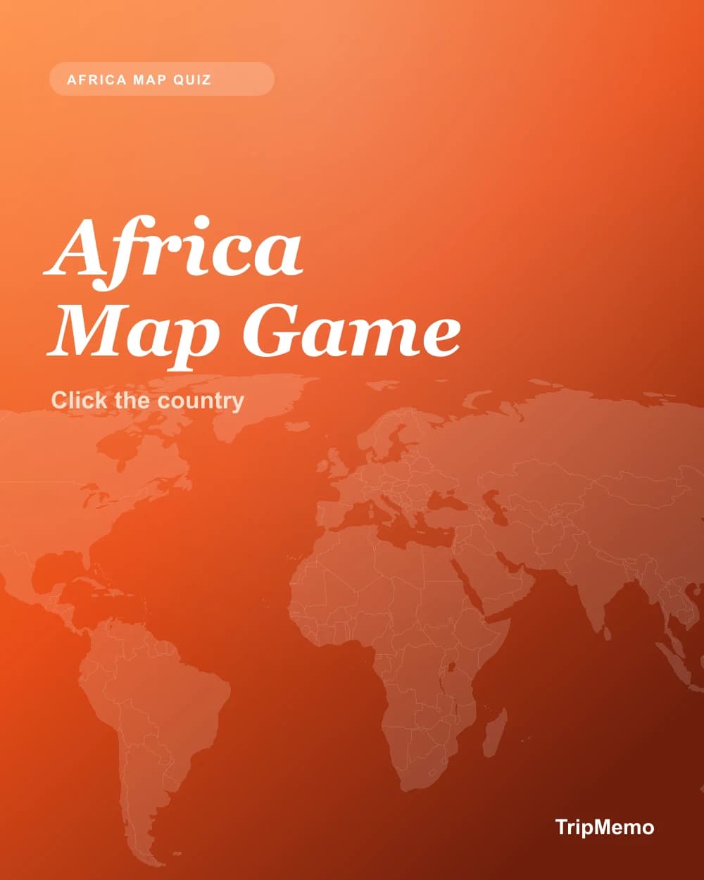 Africa Map Game interactive map quiz