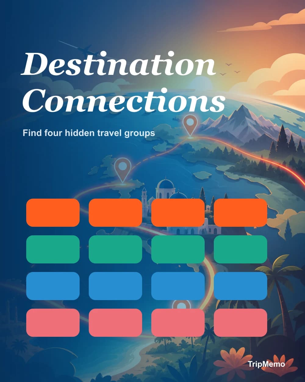 Destination Connections geography game