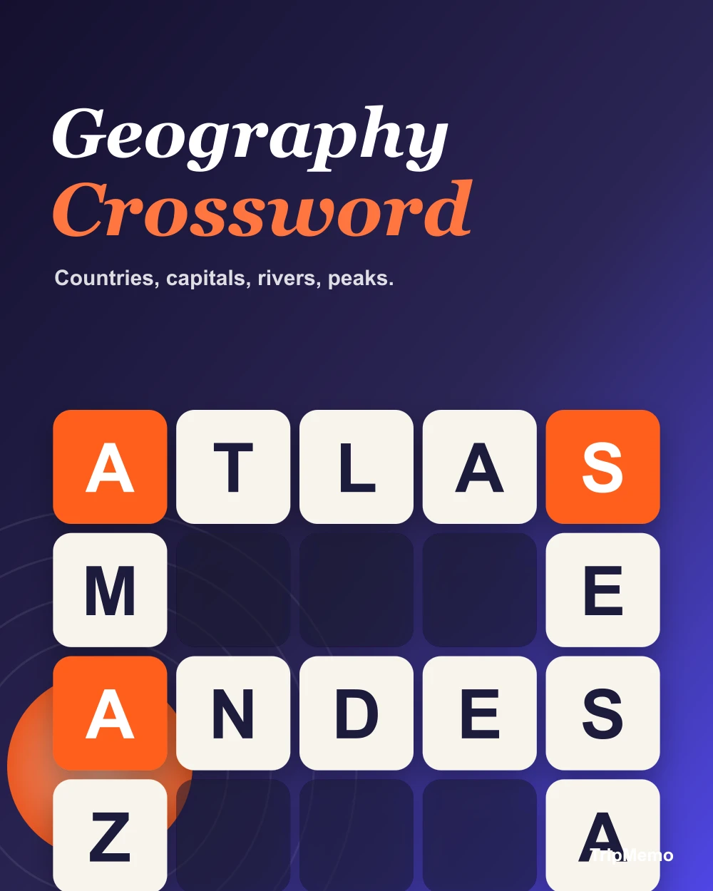 Geography Crossword geography game