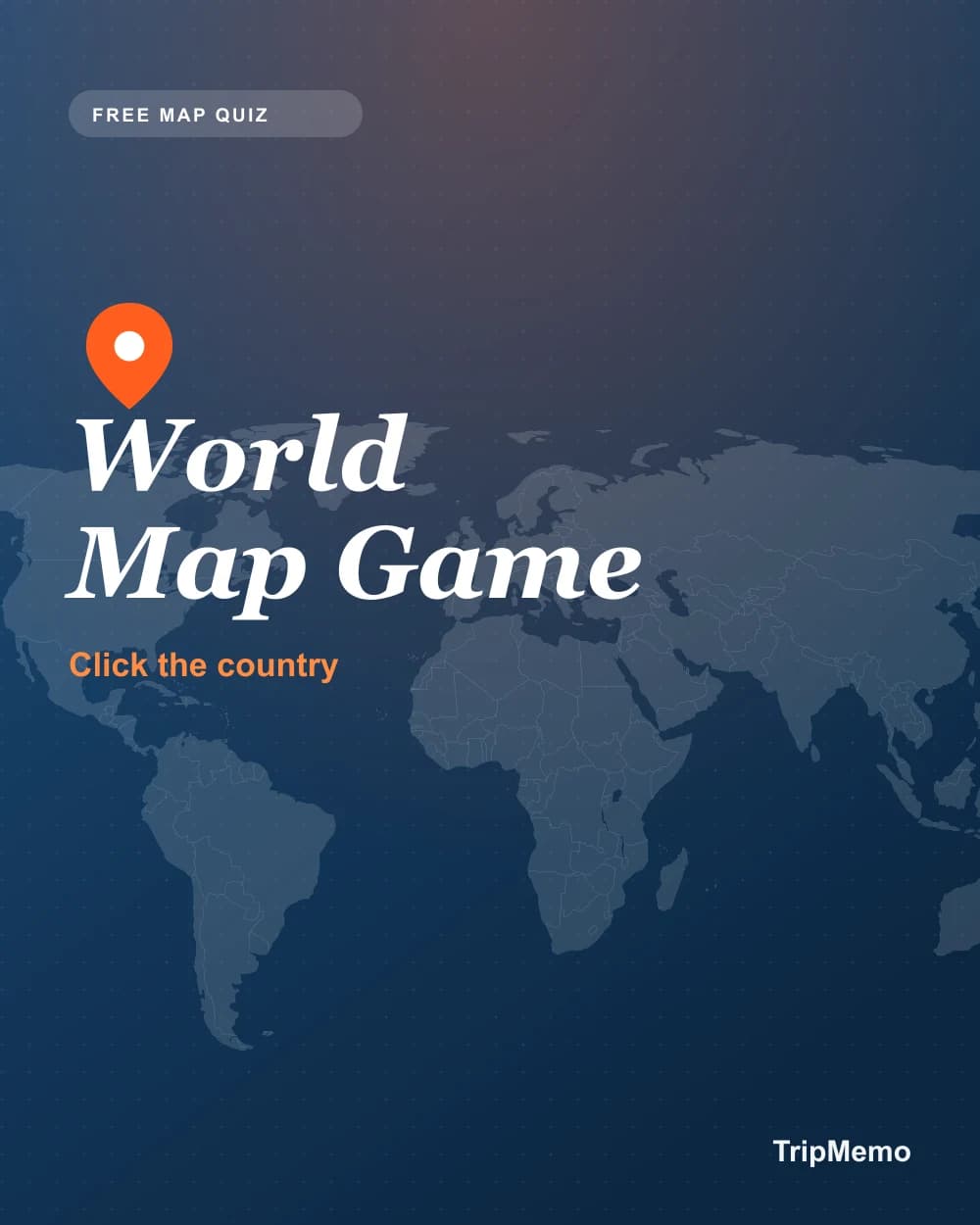 World Map Game geography game