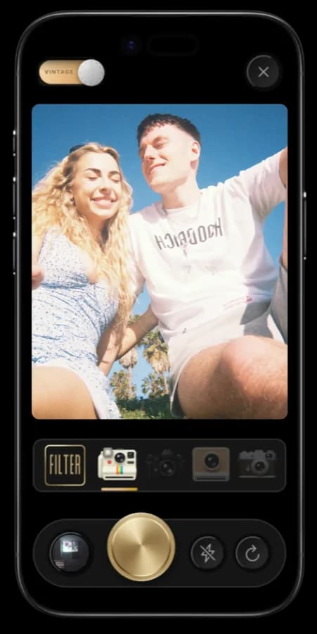 TripMemo vintage camera feature