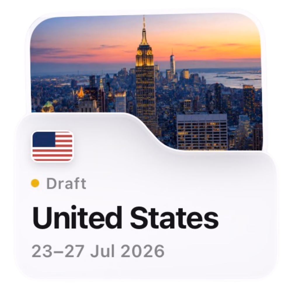 new york destination folder in The Plan