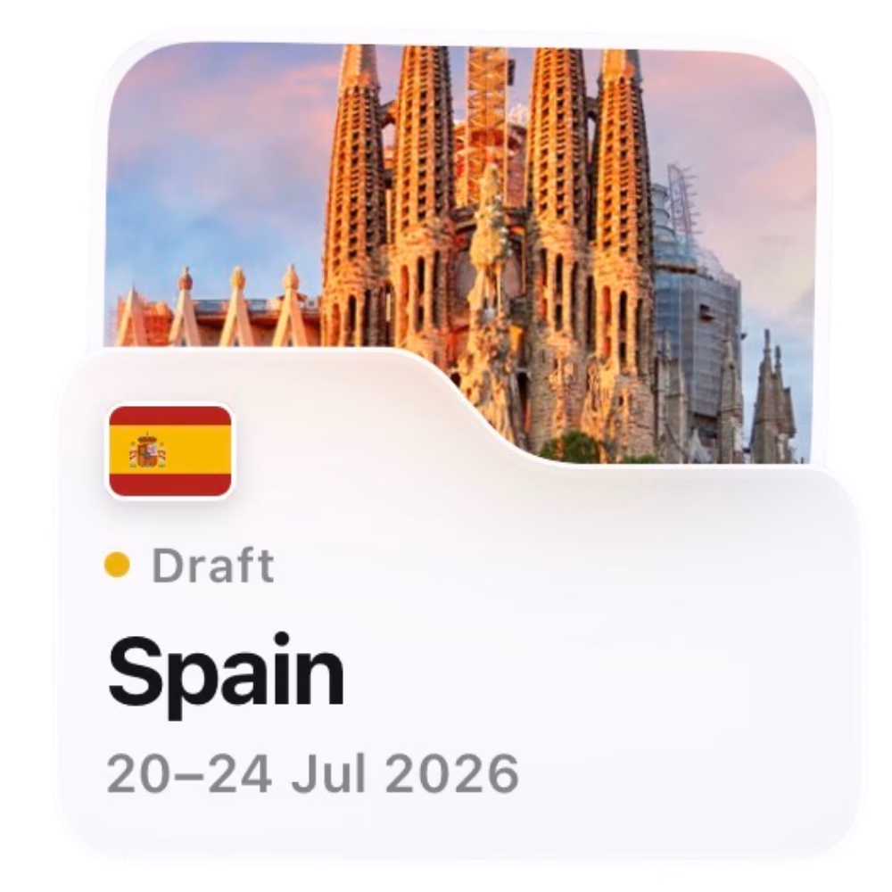 spain destination folder in The Plan