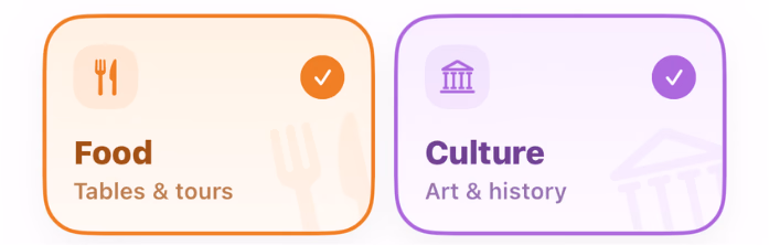 Food and culture travel interests