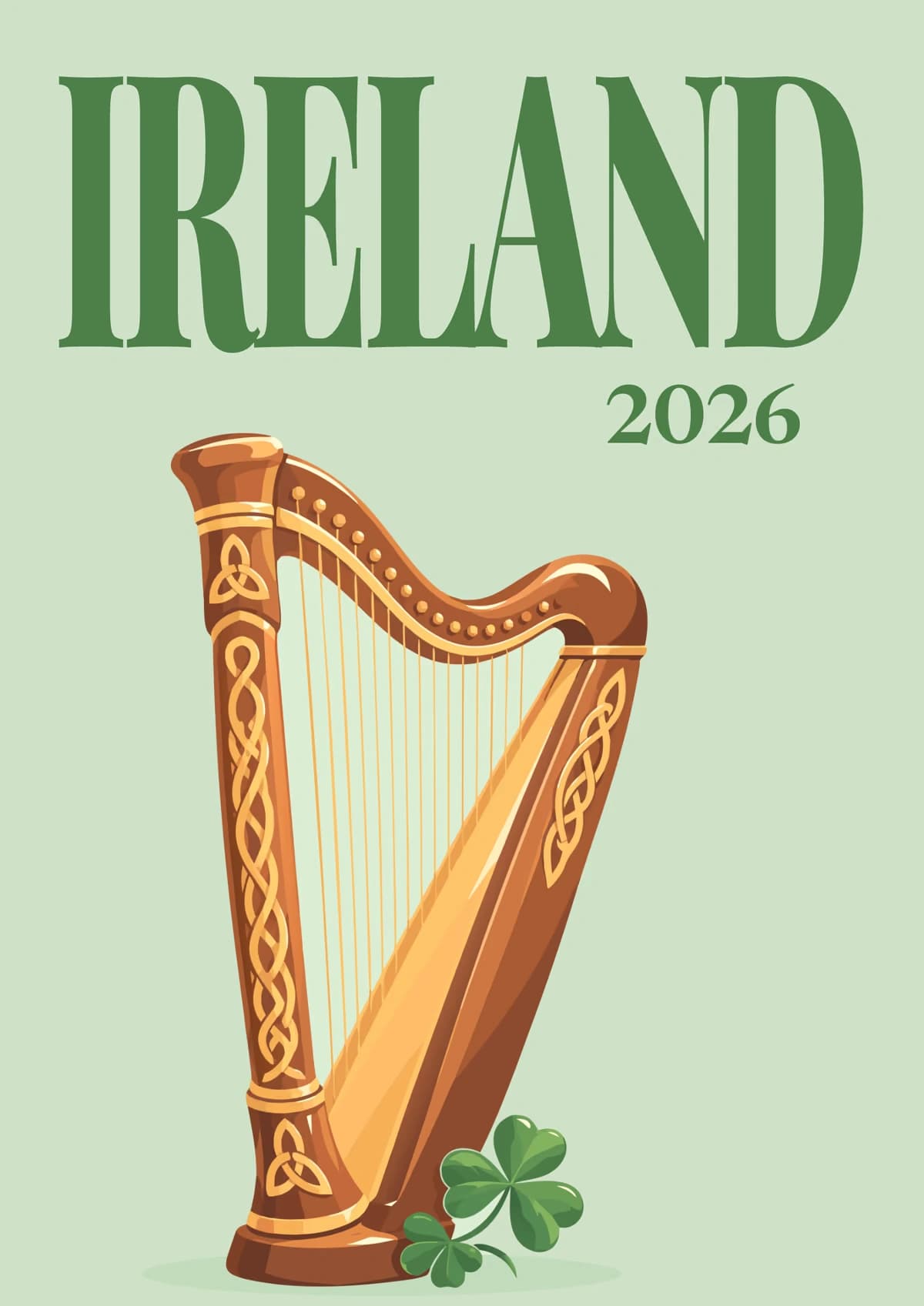 Ireland Illustrated photo book, hardcover
