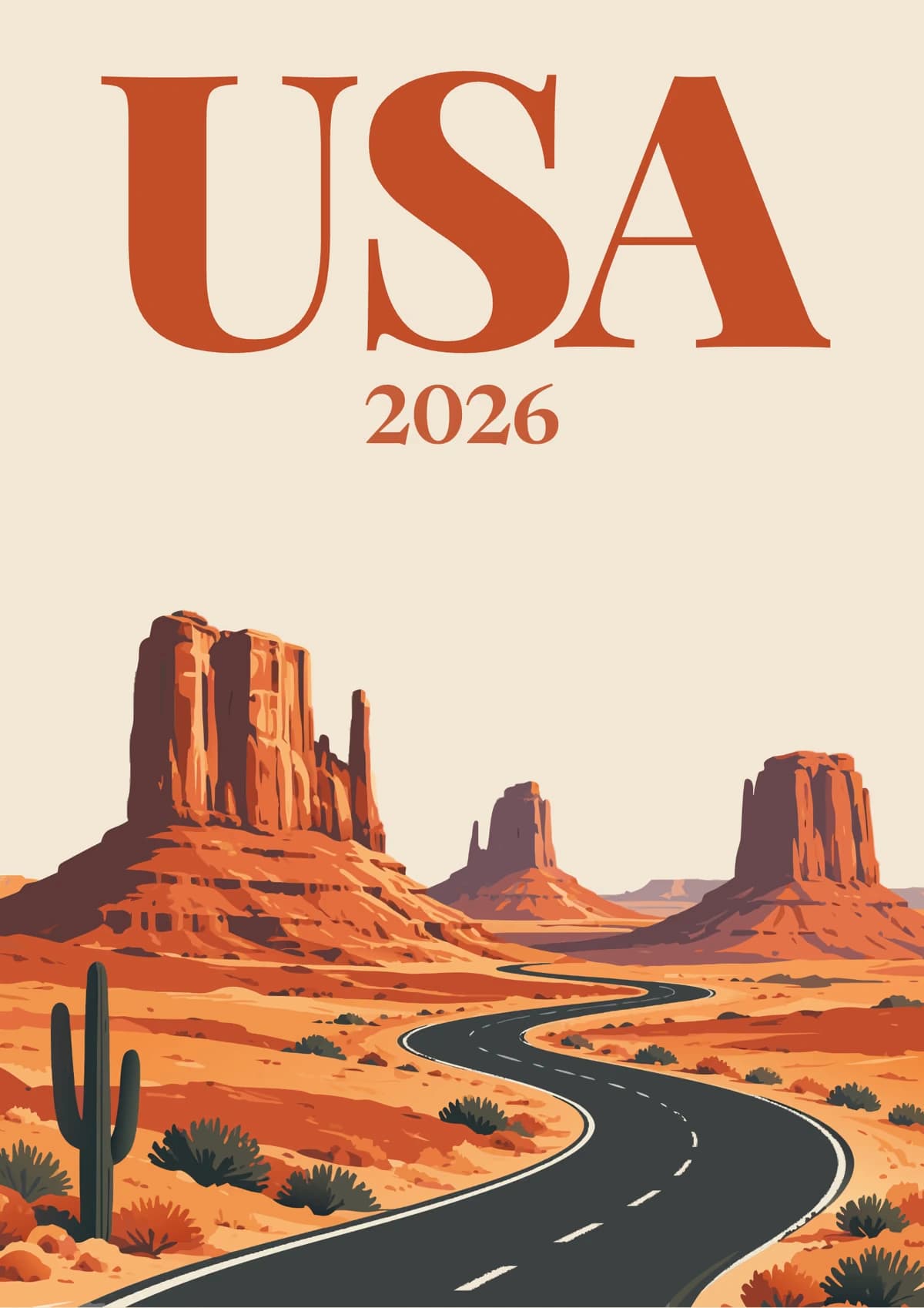 USA Illustrated photo book, hardcover