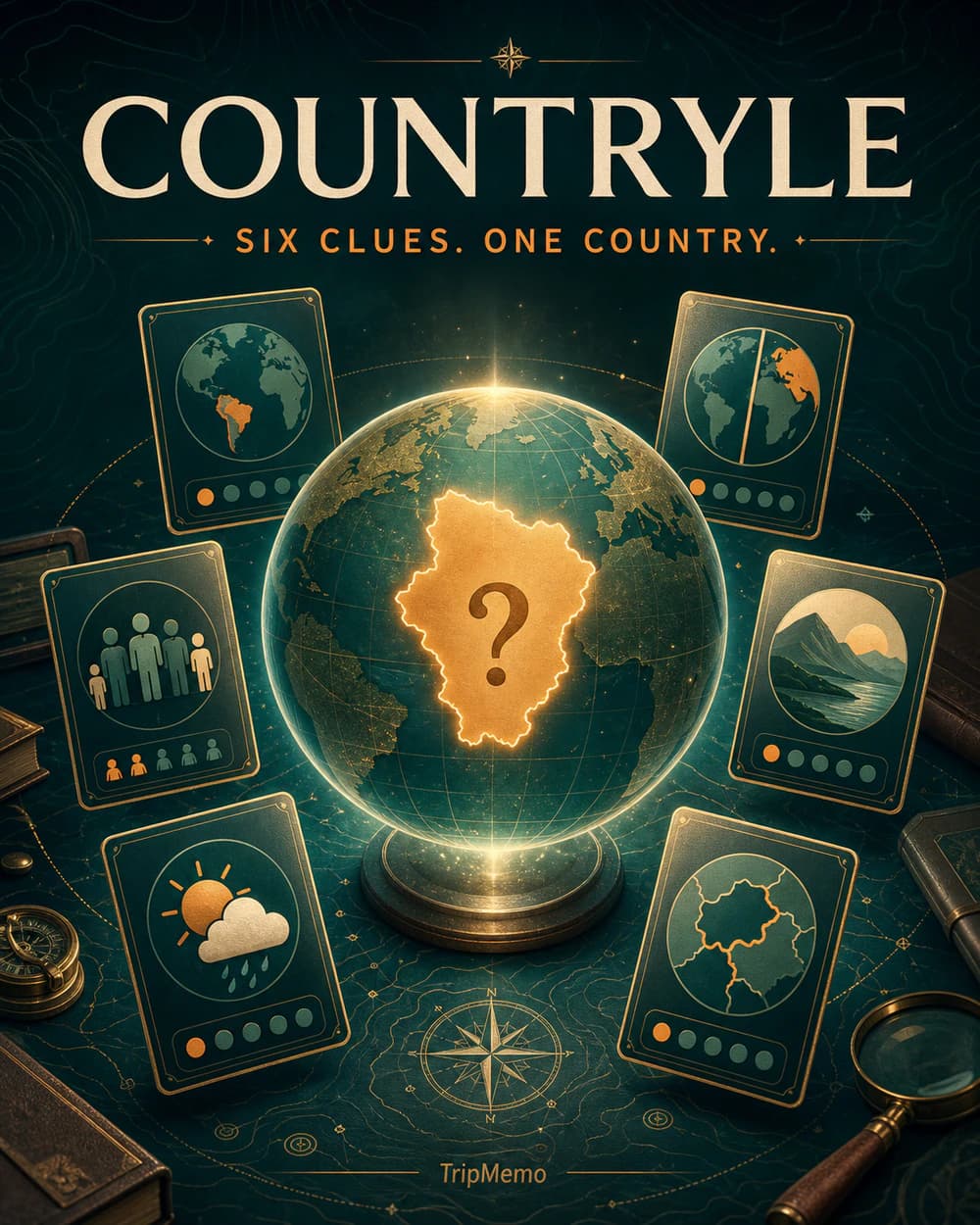 Countryle daily country attribute guessing game