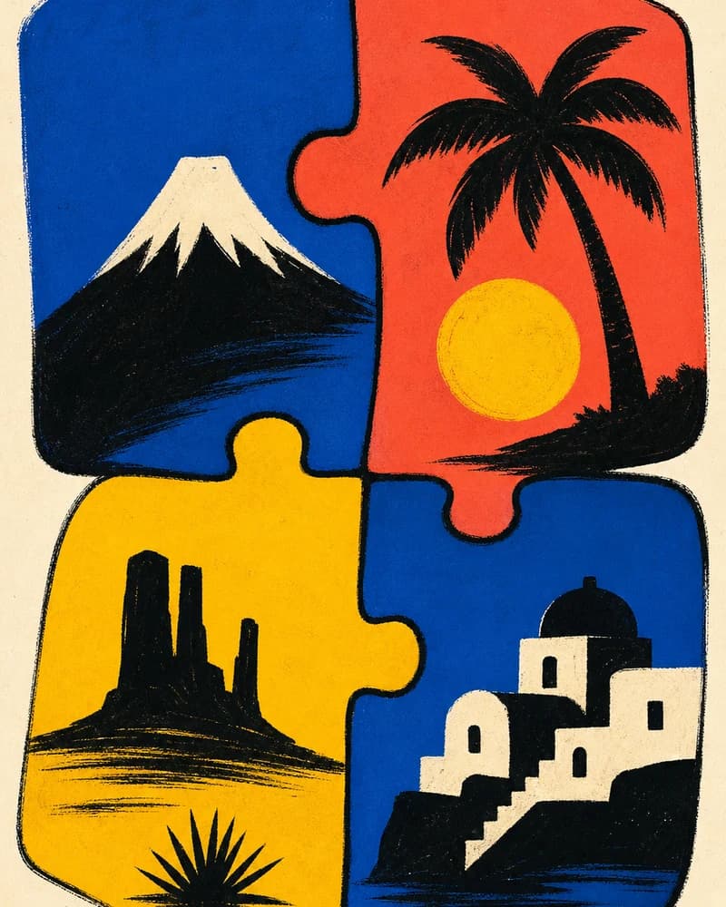 Destination Connections geography game