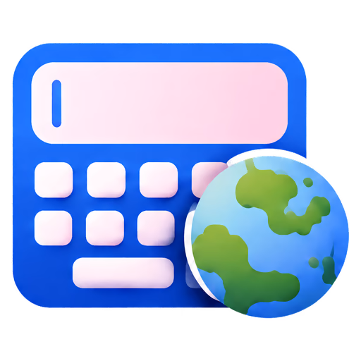 Keyboard and globe for naming all countries