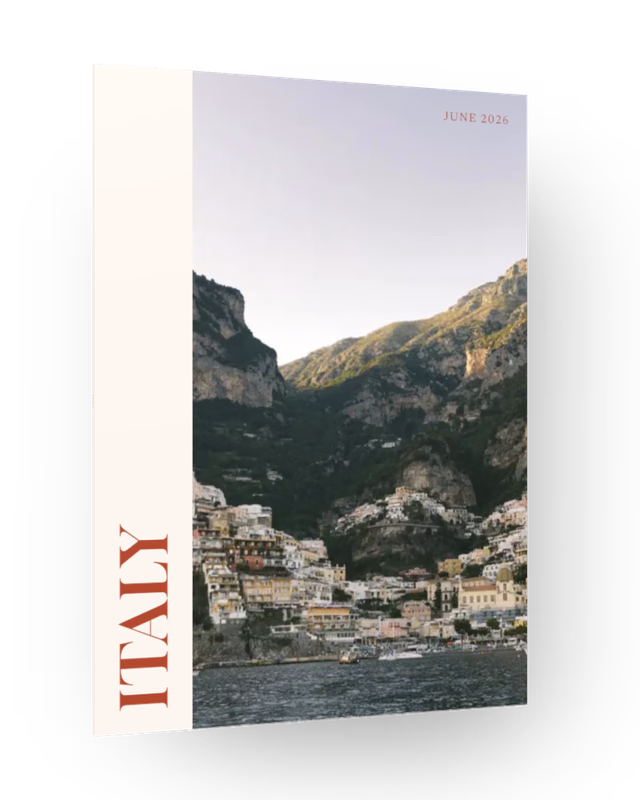 Italy Editorial photo book, softcover