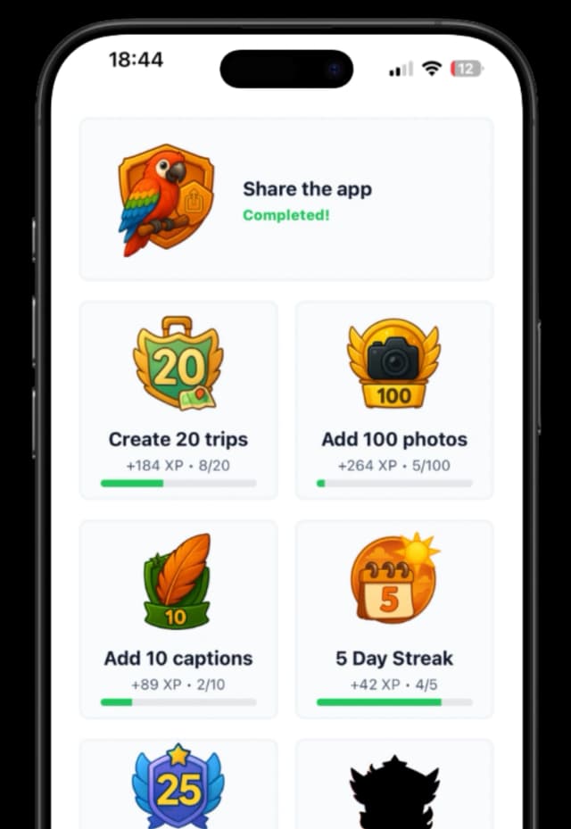iPhone side quests mockup