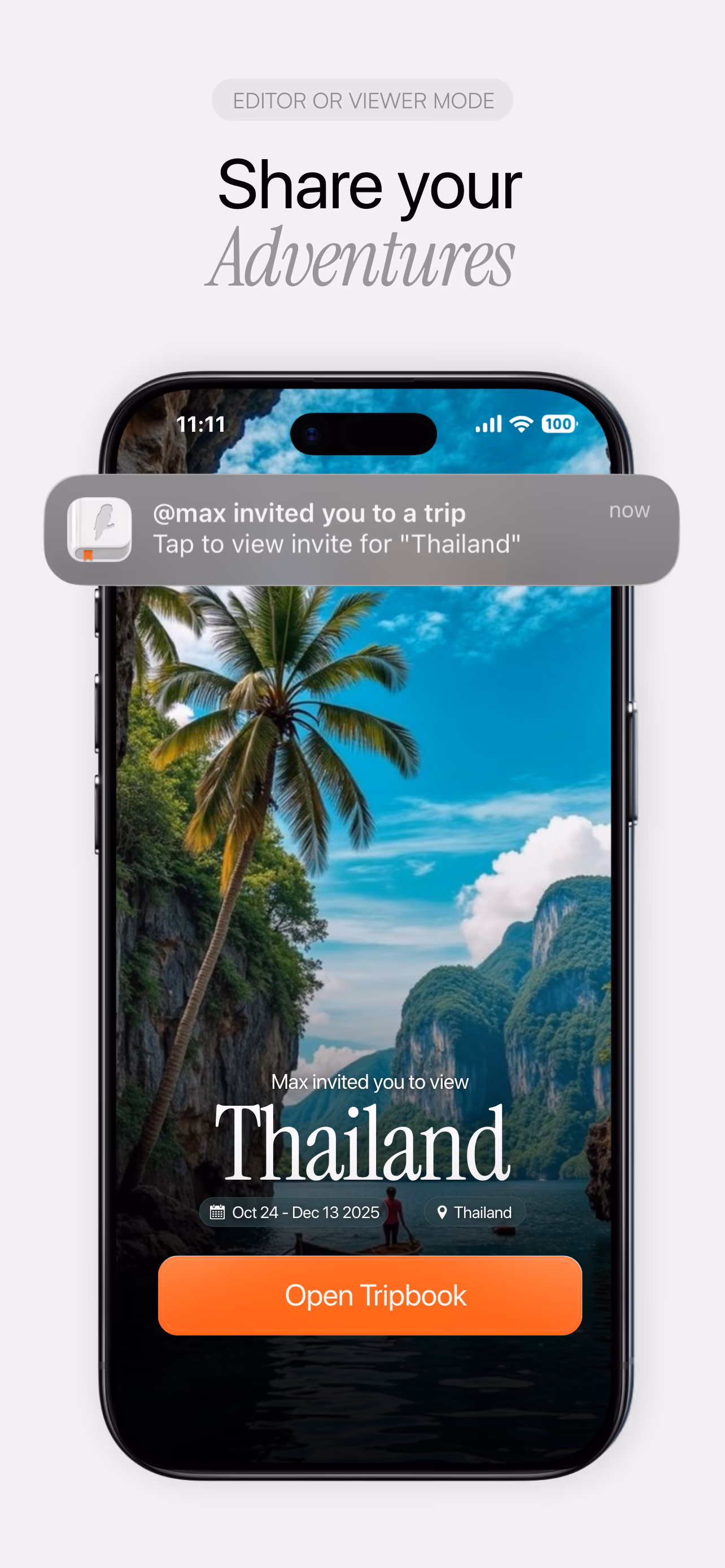 TripMemo personal travel statistics and countries visited on iPhone